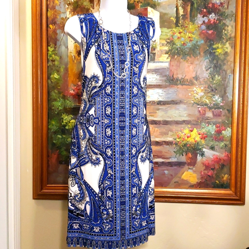 INC sleeveless Dress, Knee Length, gorgeous patten - Picture 1 of 9